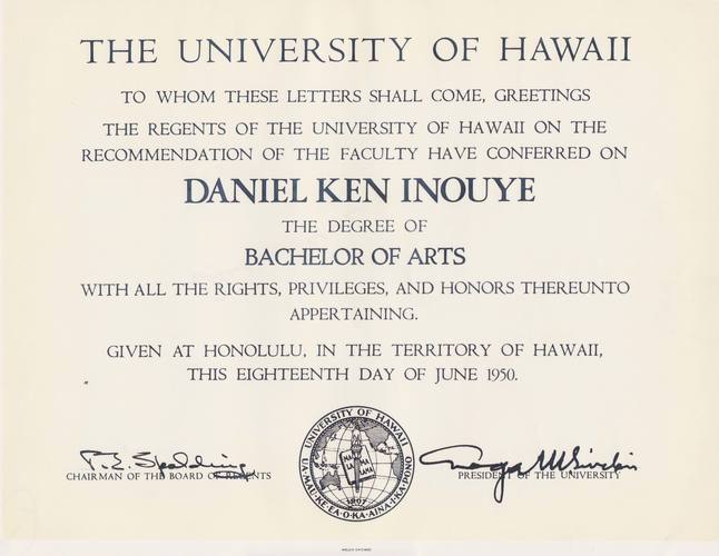 Graduates from University of Hawaii