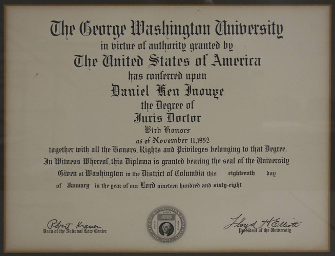 Graduates from George Washington University Law School